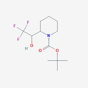 Tert-butyl 2-(2,2,2-trifluoro-1-hydroxyethyl)piperidine-1-carboxylate