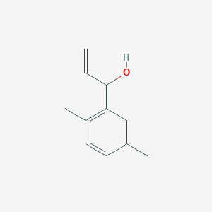 molecular formula C11H14O B13615183 1-(2,5-Dimethylphenyl)prop-2-en-1-ol 