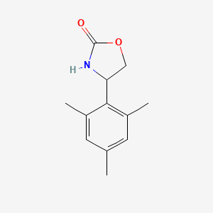 molecular formula C12H15NO2 B13615194 4-Mesityloxazolidin-2-one 