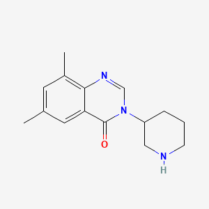 6,8-Dimethyl-3-(piperidin-3-yl)quinazolin-4(3H)-one