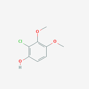 molecular formula C8H9ClO3 B13615204 2-Chloro-3,4-dimethoxyphenol 