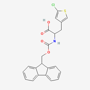 3-(5-chlorothiophen-3-yl)-2-({[(9H-fluoren-9-yl)methoxy]carbonyl}amino)propanoicacid