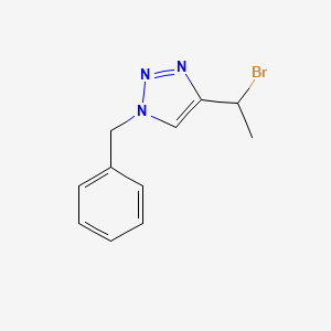 1-benzyl-4-(1-bromoethyl)-1H-1,2,3-triazole