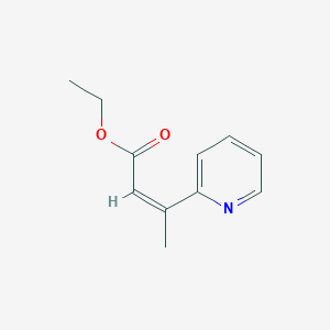 ethyl (2Z)-3-(pyridin-2-yl)but-2-enoate