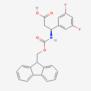 (S)-3-((((9H-Fluoren-9-yl)methoxy)carbonyl)amino)-3-(3,5-difluorophenyl)propanoic acid