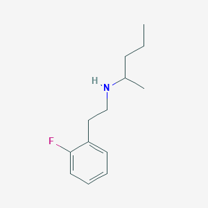 molecular formula C13H20FN B13615280 n-(2-Fluorophenethyl)pentan-2-amine 