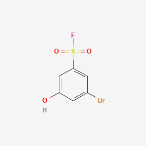 3-Bromo-5-hydroxybenzene-1-sulfonylfluoride