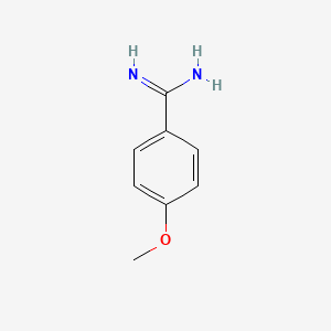 molecular formula C8H10N2O B1361530 4-Methoxybenzenecarboximidamide CAS No. 22265-37-8