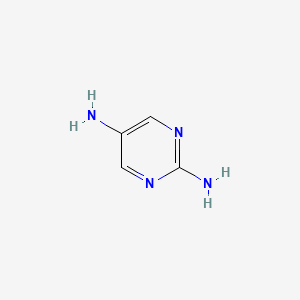 molecular formula C4H6N4 B1361531 2,5-二氨基嘧啶 CAS No. 22715-27-1