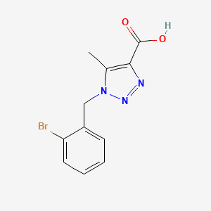 1-(2-Bromobenzyl)-5-methyl-1H-1,2,3-triazole-4-carboxylic acid