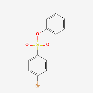 molecular formula C12H9BrO3S B1361536 苯基4-溴苯磺酸酯 CAS No. 5455-14-1