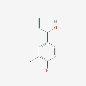 1-(4-Fluoro-3-methylphenyl)prop-2-en-1-ol