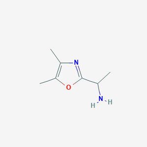 1-(Dimethyl-1,3-oxazol-2-yl)ethan-1-amine