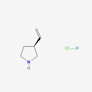 (3S)-3-ethenylpyrrolidinehydrochloride