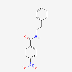 molecular formula C15H14N2O3 B1361538 4-硝基-N-(2-苯乙基)苯甲酰胺 CAS No. 62497-65-8