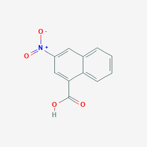 molecular formula C11H7NO4 B1361539 3-硝基-1-萘甲酸 CAS No. 4507-84-0