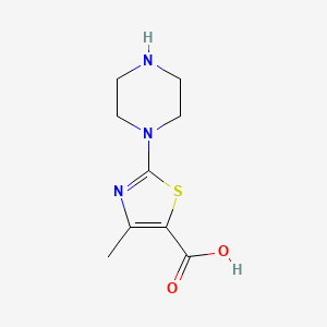 4-Methyl-2-(piperazin-1-yl)thiazole-5-carboxylic acid