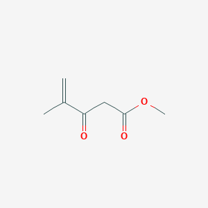 molecular formula C7H10O3 B13615412 Methyl 4-methyl-3-oxopent-4-enoate CAS No. 37734-09-1