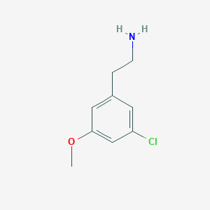 2-(3-Chloro-5-methoxyphenyl)ethan-1-amine