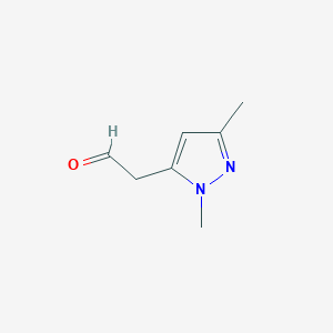 2-(1,3-Dimethyl-1h-pyrazol-5-yl)acetaldehyde