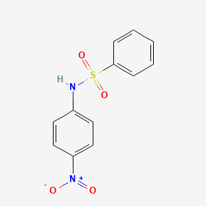 molecular formula C12H10N2O4S B1361544 N-(4-硝基苯基)苯磺酰胺 CAS No. 1829-81-8