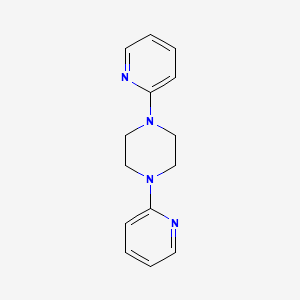 molecular formula C14H16N4 B1361545 1,4-Di(2-pyridyl)piperazine CAS No. 64728-49-0