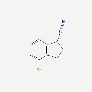 4-Bromo-2,3-dihydro-1h-indene-1-carbonitrile