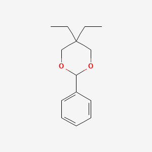 molecular formula C14H20O2 B1361548 5,5-Diethyl-2-phenyl-1,3-dioxane CAS No. 780-85-8
