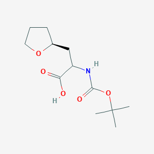 2-{[(tert-butoxy)carbonyl]amino}-3-[(2S)-oxolan-2-yl]propanoic acid