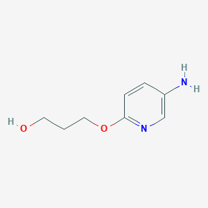 3-((5-Aminopyridin-2-yl)oxy)propan-1-ol