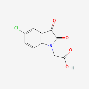 2-(5-Chloro-2,3-dioxo-2,3-dihydro-1H-indol-1-YL)acetic acid