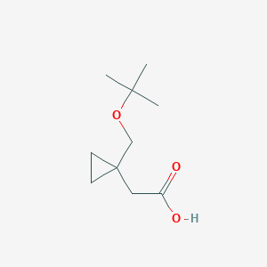 2-(1-(Tert-butoxymethyl)cyclopropyl)acetic acid