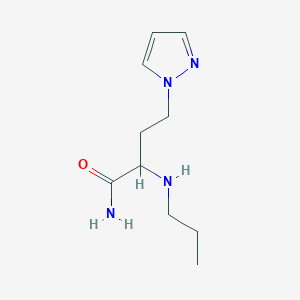 2-(Propylamino)-4-(1h-pyrazol-1-yl)butanamide