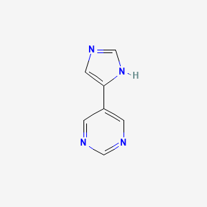 5-(1H-imidazol-5-yl)pyrimidine