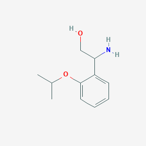 2-Amino-2-[2-(propan-2-yloxy)phenyl]ethan-1-ol