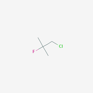 molecular formula C4H8ClF B13615578 1-Chloro-2-fluoro-2-methylpropane 