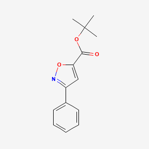 Tert-butyl3-phenyl-1,2-oxazole-5-carboxylate