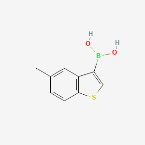 (5-Methyl-1-benzothiophen-3-yl)boronicacid