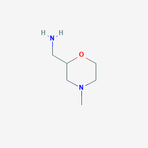molecular formula C6H14N2O B136156 (4-甲基吗啉-2-基)甲胺 CAS No. 141814-57-5