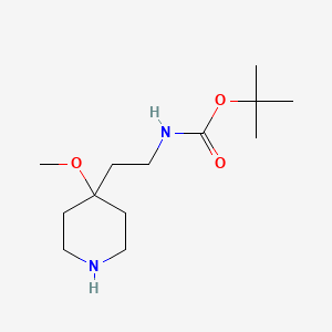 tert-Butyl (2-(4-methoxypiperidin-4-yl)ethyl)carbamate