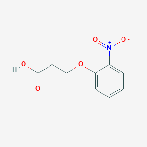 molecular formula C9H9NO5 B1361564 3-(2-Nitrophenoxy)propanoic acid CAS No. 6336-59-0
