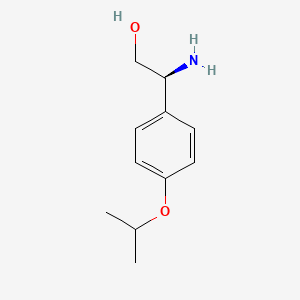 (2S)-2-amino-2-[4-(propan-2-yloxy)phenyl]ethan-1-ol