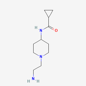 N-[1-(2-aminoethyl)piperidin-4-yl]cyclopropanecarboxamide