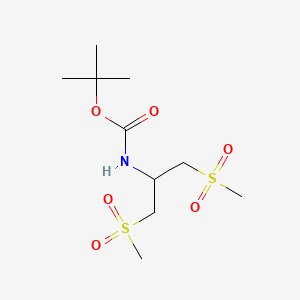 tert-butylN-(1,3-dimethanesulfonylpropan-2-yl)carbamate