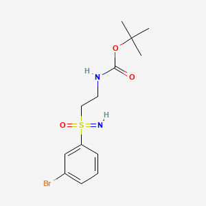 tert-butylN-{2-[(3-bromophenyl)(imino)oxo-lambda6-sulfanyl]ethyl}carbamate