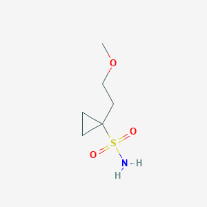 1-(2-Methoxyethyl)cyclopropane-1-sulfonamide