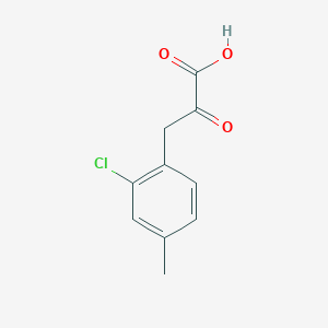 3-(2-Chloro-4-methylphenyl)-2-oxopropanoic acid