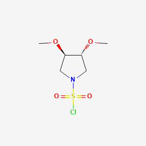 trans-3,4-Dimethoxypyrrolidine-1-sulfonyl chloride