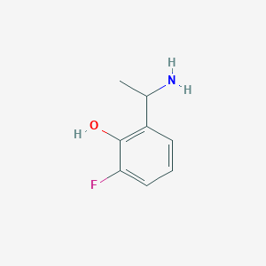 2-(1-Aminoethyl)-6-fluorophenol