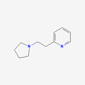 molecular formula C11H16N2 B1361574 2-(2-Pyrrolidinoethyl)Pyridine CAS No. 6311-90-6